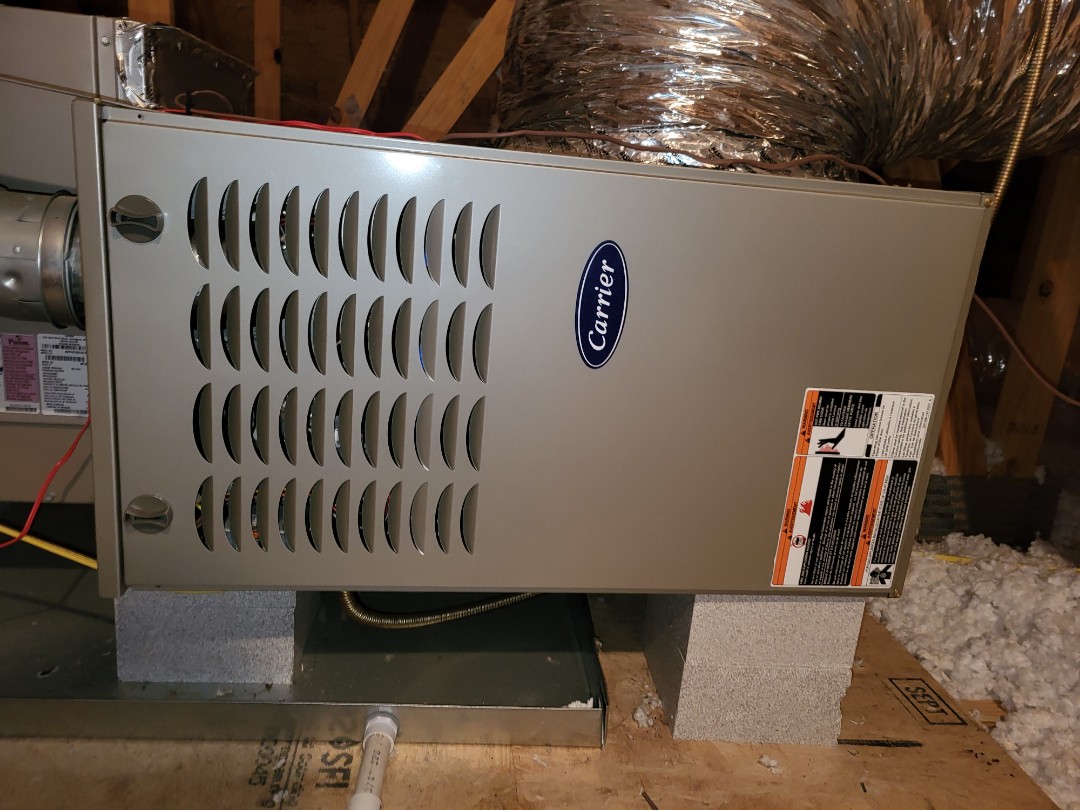 Fall maintenance. Performed service on Carrier gas package unit and split system furnace 