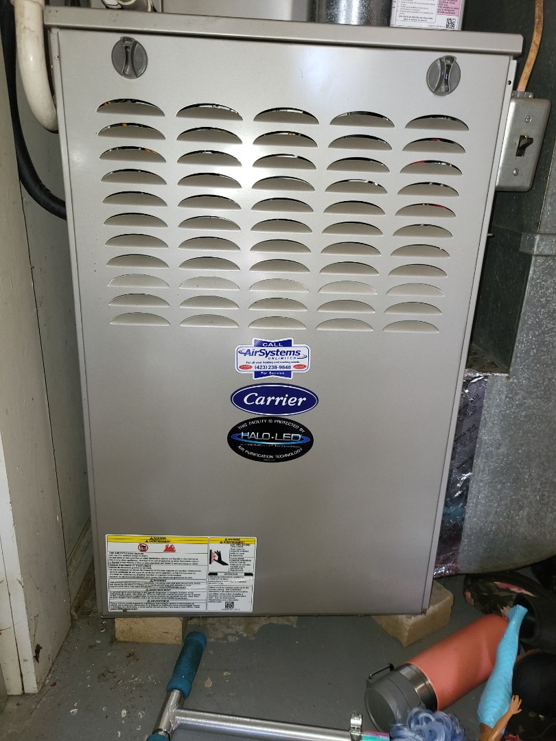 Fall maintenance. Performed service on Carrier furnace 