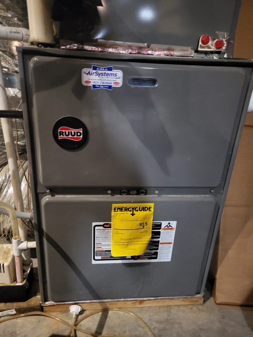 Fall maintenance. Performed service on Ruud furnace and Amana split system heat pump 