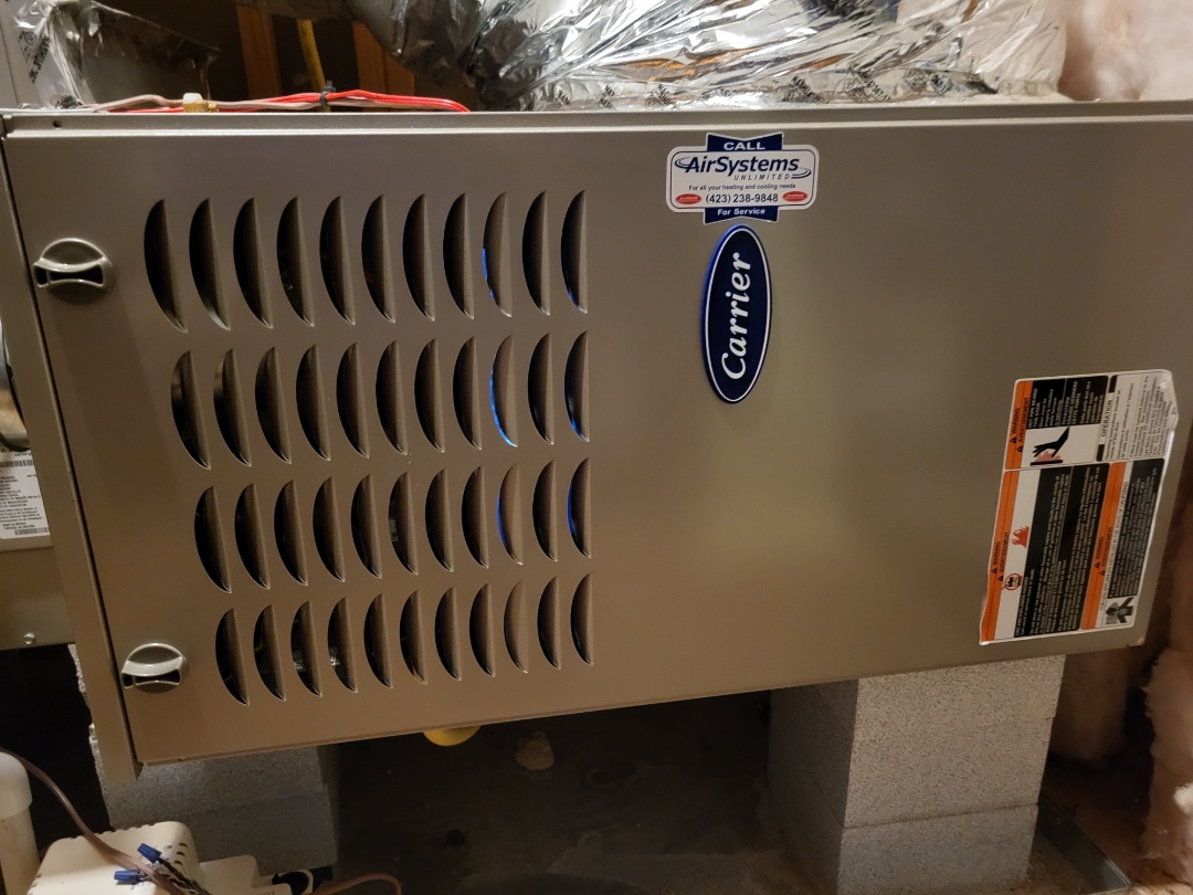 Fall maintenance. Performed service on Carrier furnaces 