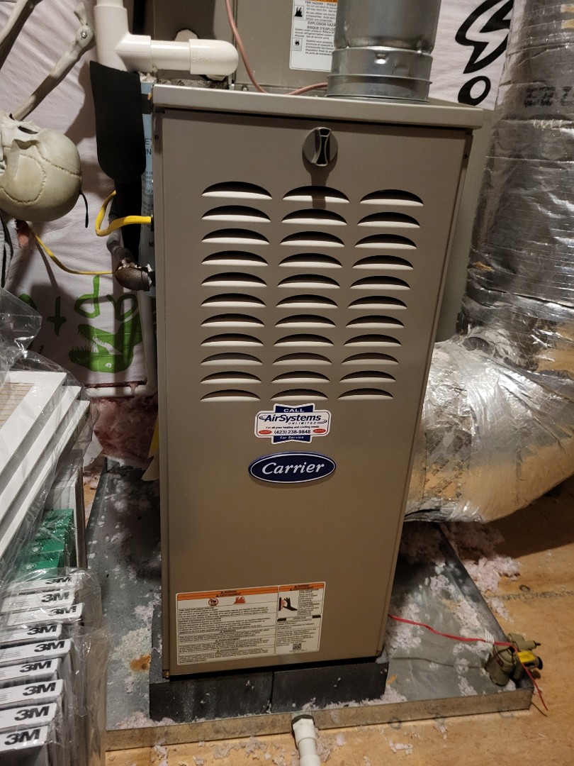 Winter maintenance. Performed service on Carrier furnaces