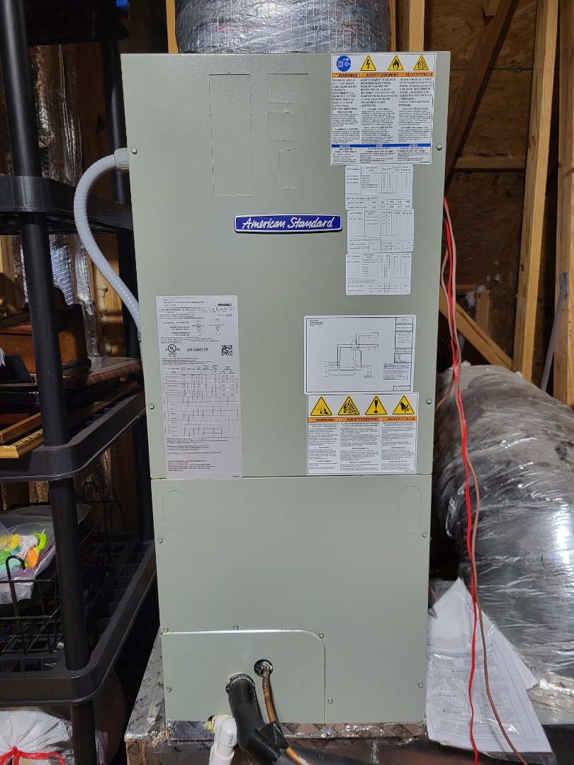 Winter maintenance. Performed service on Carrier and American Standard heat pump split systems