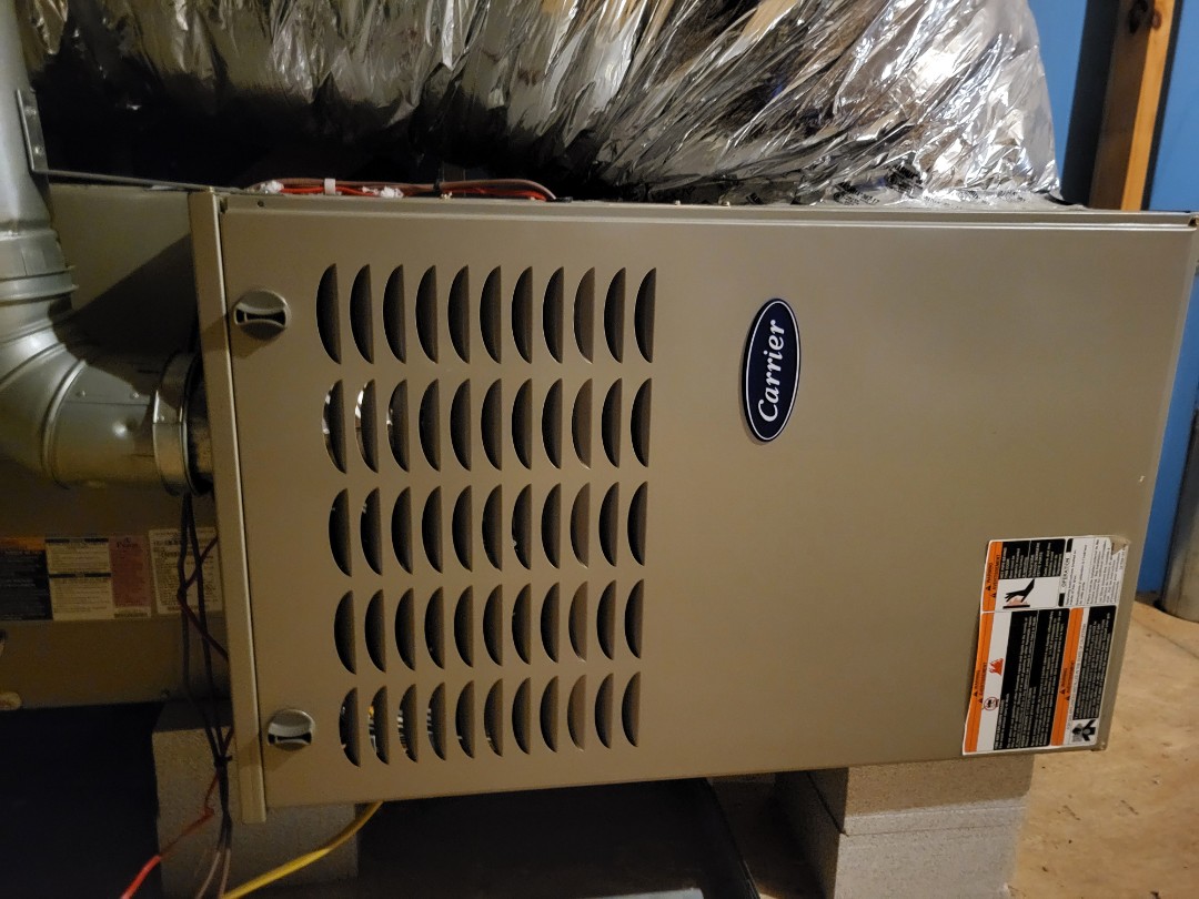 Winter maintenance. Performed service on Carrier furnace 
