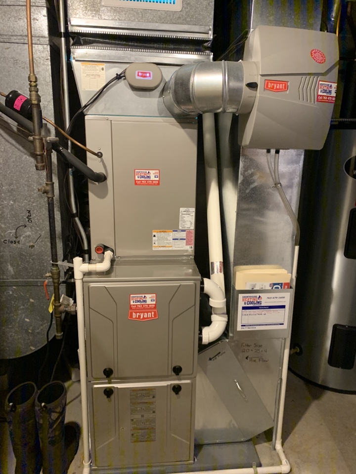 Mound, MN - Performed a Bryant furnace tune up at a home in Minnetrista, MN! Mound, MN - Performed a Bryant furnace tune up at a home in Minnetrista, MN!