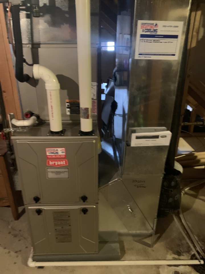 Delano, MN - Performed a Bryant furnace tune up at a home in Delano, MN! Delano, MN - Performed a Bryant furnace tune up at a home in Delano, MN!