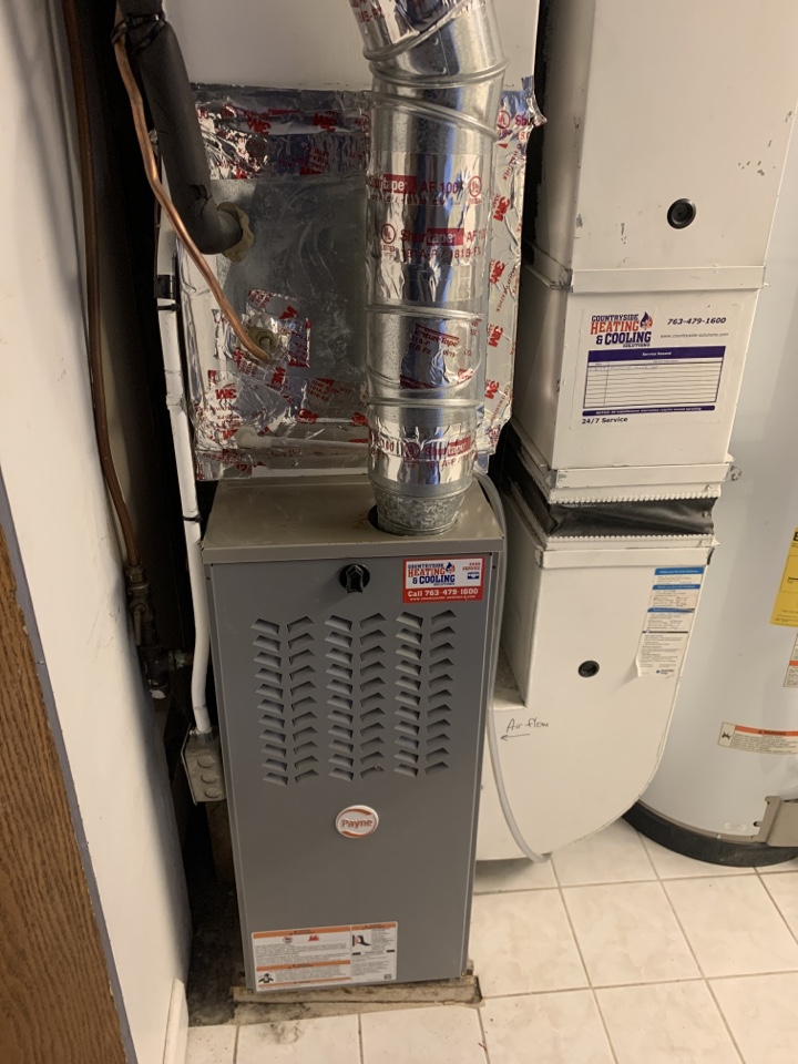 Maple Plain, MN - Performed a Payne furnace tune up at a home in maple plain, MN! Maple Plain, MN - Performed a Payne furnace tune up at a home in maple plain, MN!