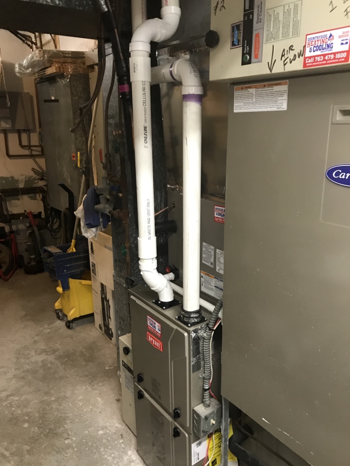 Installed Bryant preferred series furnace and air conditioner in Brooklyn park, mn 