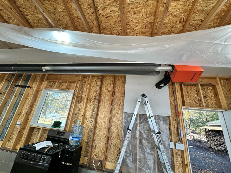Installed infrared heater in Waterville mn