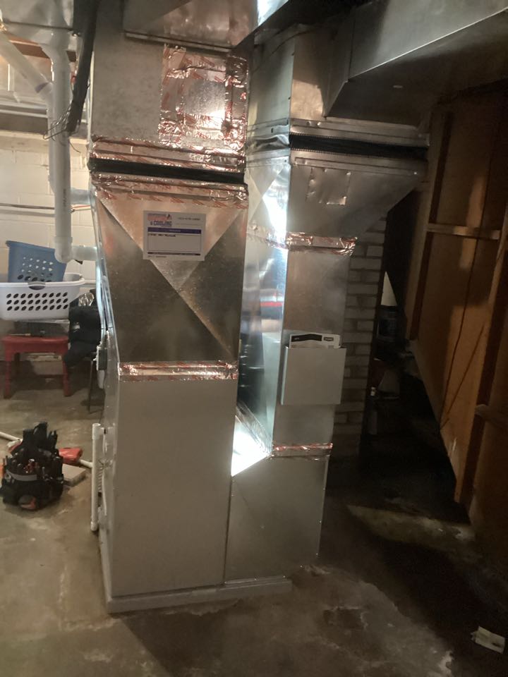 New furnace in golden valley 