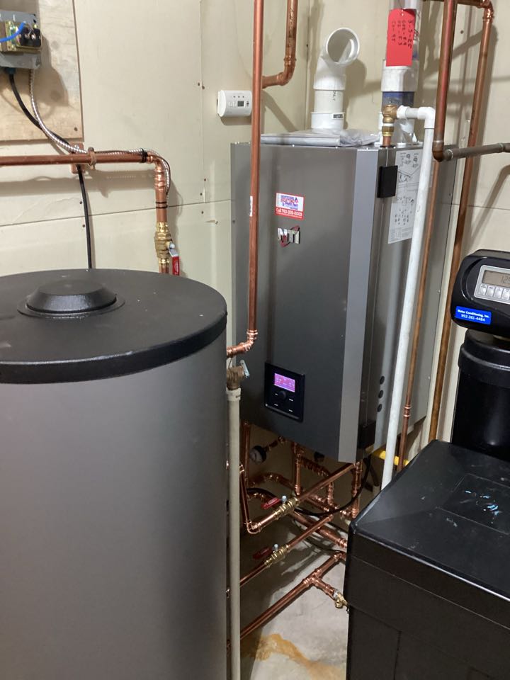 Boiler with side tank in Cologne