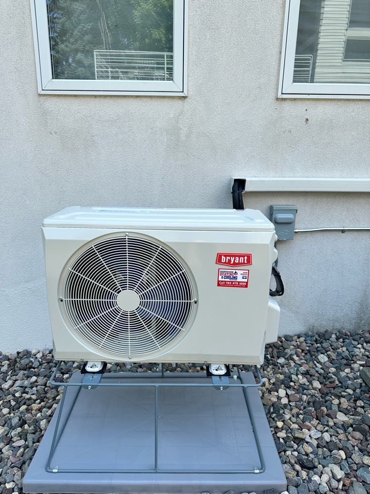 Installed MiniSplit in Minnetonka Mn