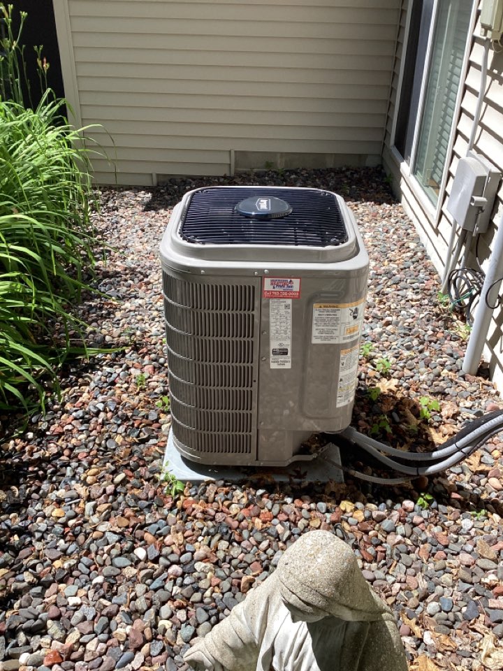Secured service maintenance visit located in St Michael Mn