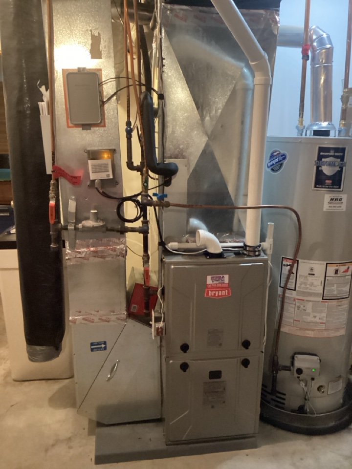 Installed new Bryant furnace and heat pump st bonifacius Mn