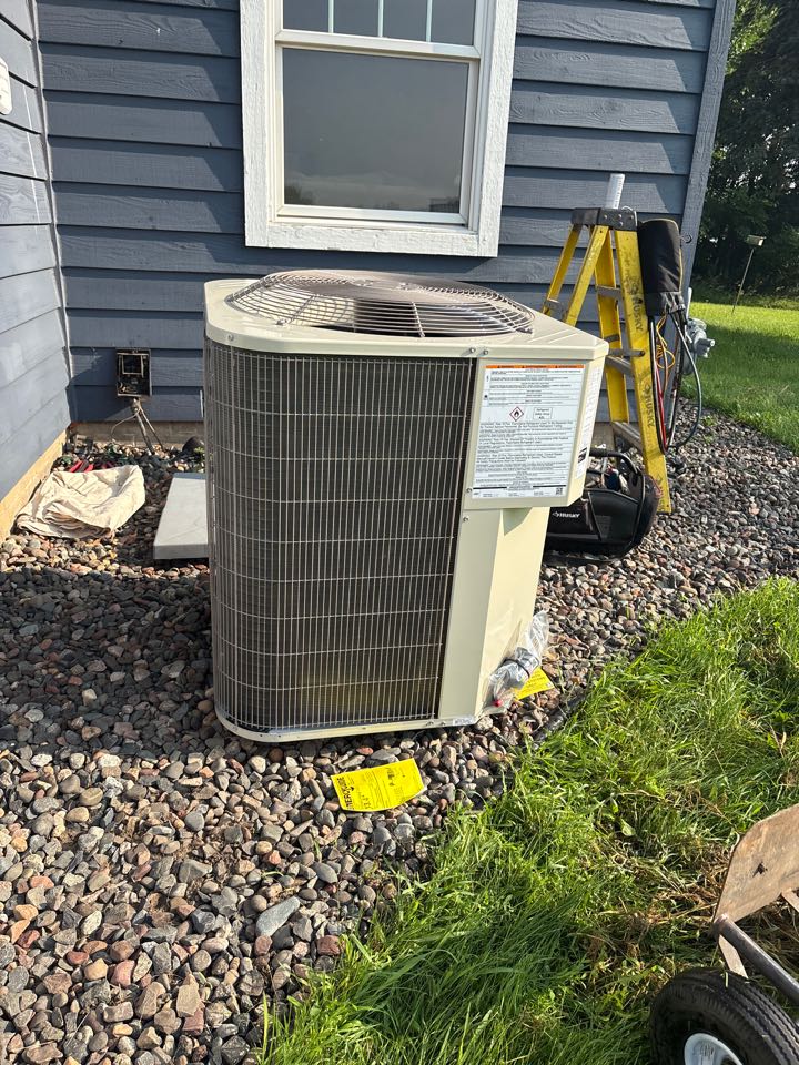 Installing furnace and air conditioner- Maple Plain MN