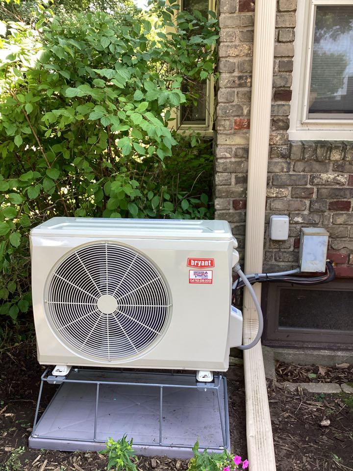 Modulating heat pump and furnace installation in falcon heights mn 55113
