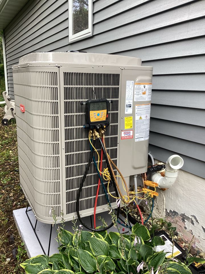 Modulating heat pum and furnace installation in chanhassen mn 55331