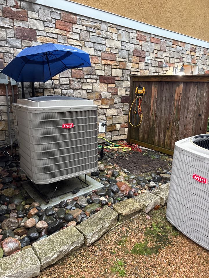 Installing furnace, heat pump and humidifier- Watertown MN