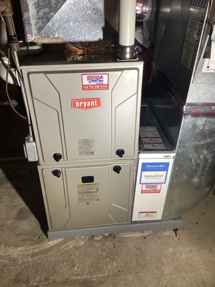 Secure air installed in Mound Mn