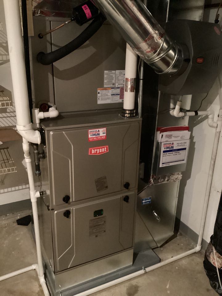 Bryant furnace maintenance in Minnetrista