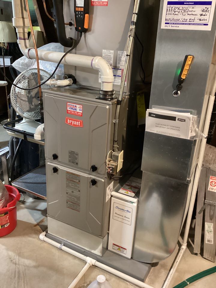Bryant Evolution furnace maintenance in Plymouth