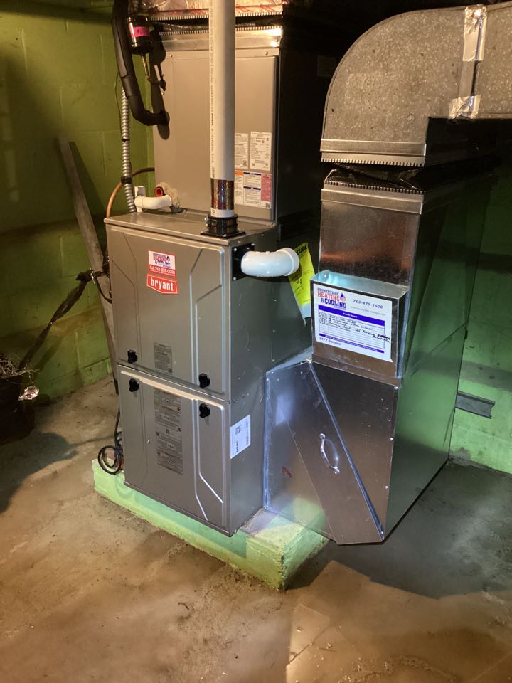 Bryant furnace maintenance in Minnetrista