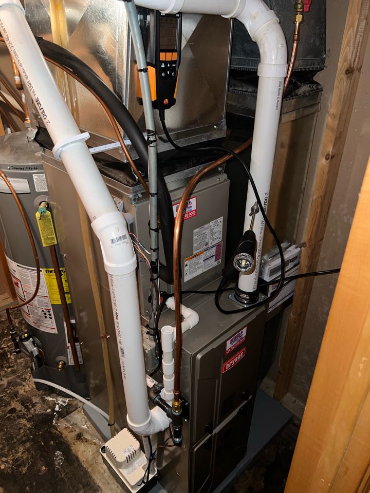 Furnace maintenance on a full Bryant system in long Lake, Minnesota 