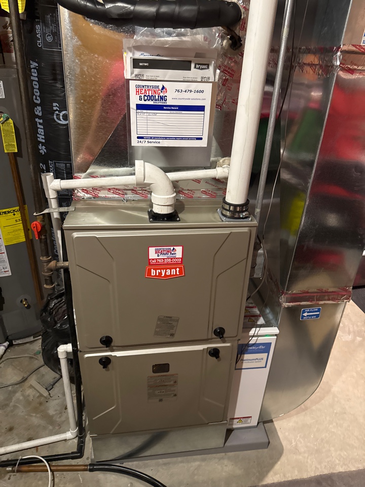 Bryant Furnace Install in Mound MN