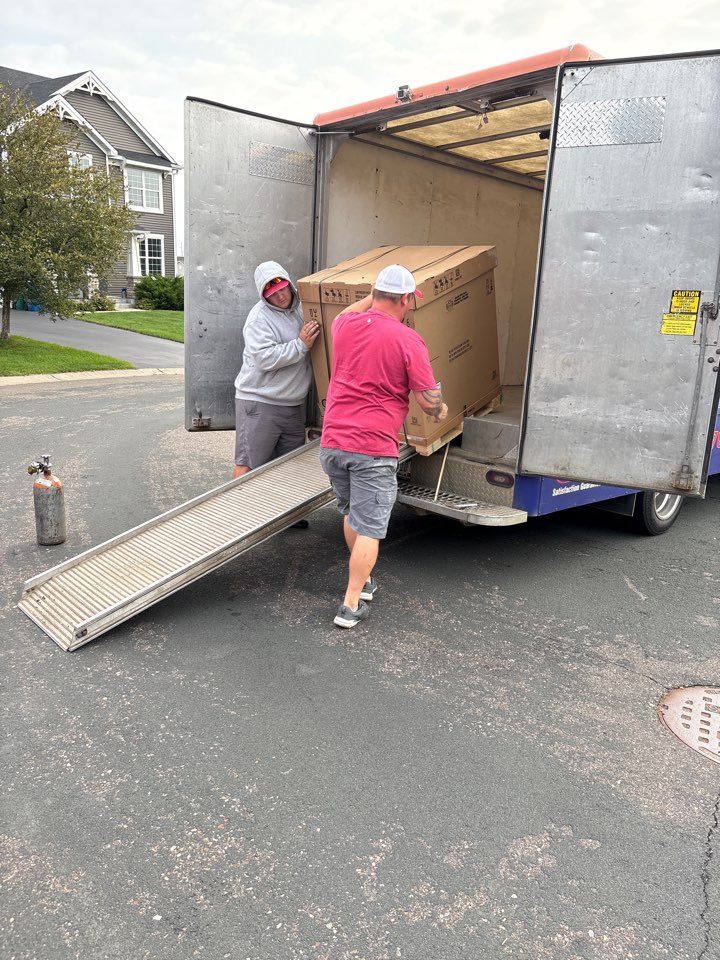 install A/C, furnace, coil, and humidifier. Maple Grove, Minnesota. 