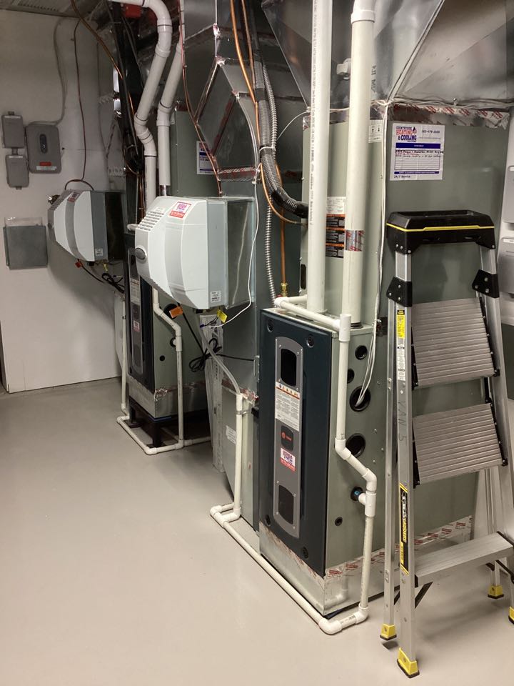 Furnace maintenance in Wayzata