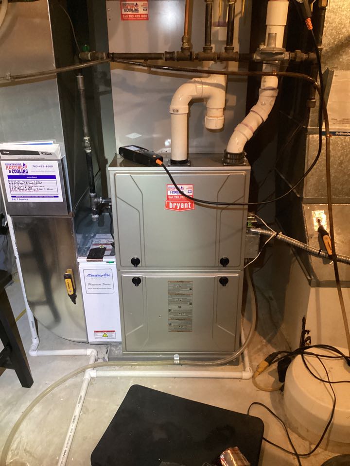 Bryant Evolution furnace maintenance in Plymouth