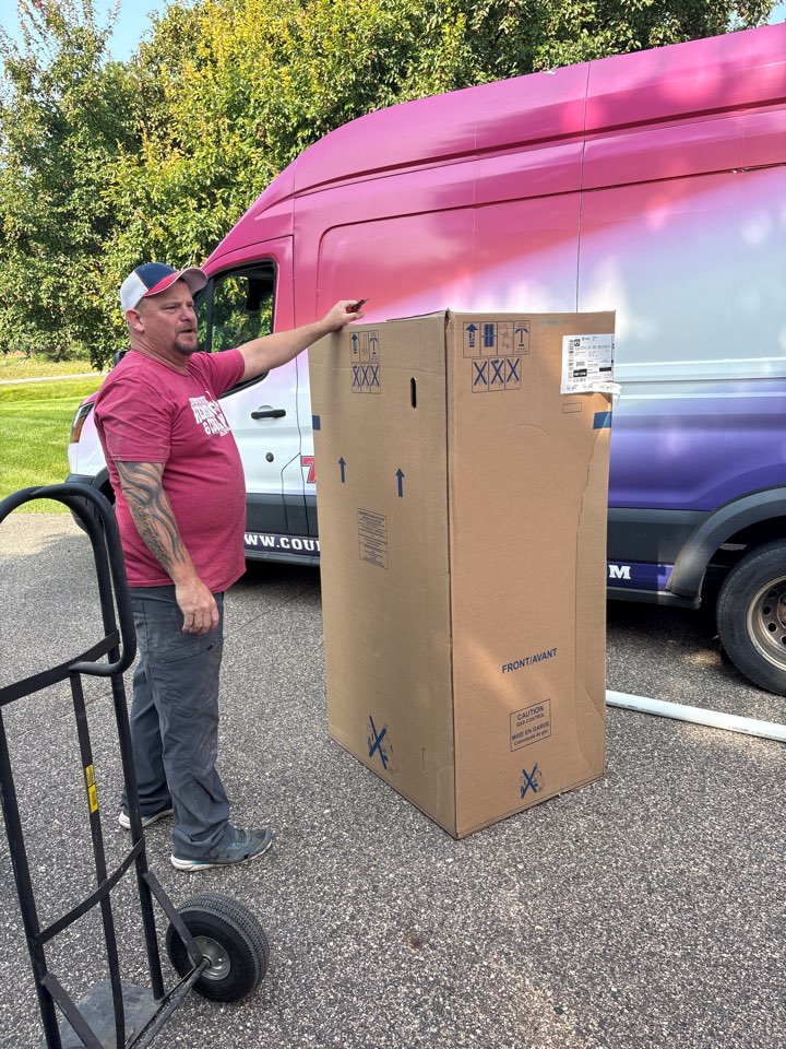 install water heater. Mound, Minnesota. 