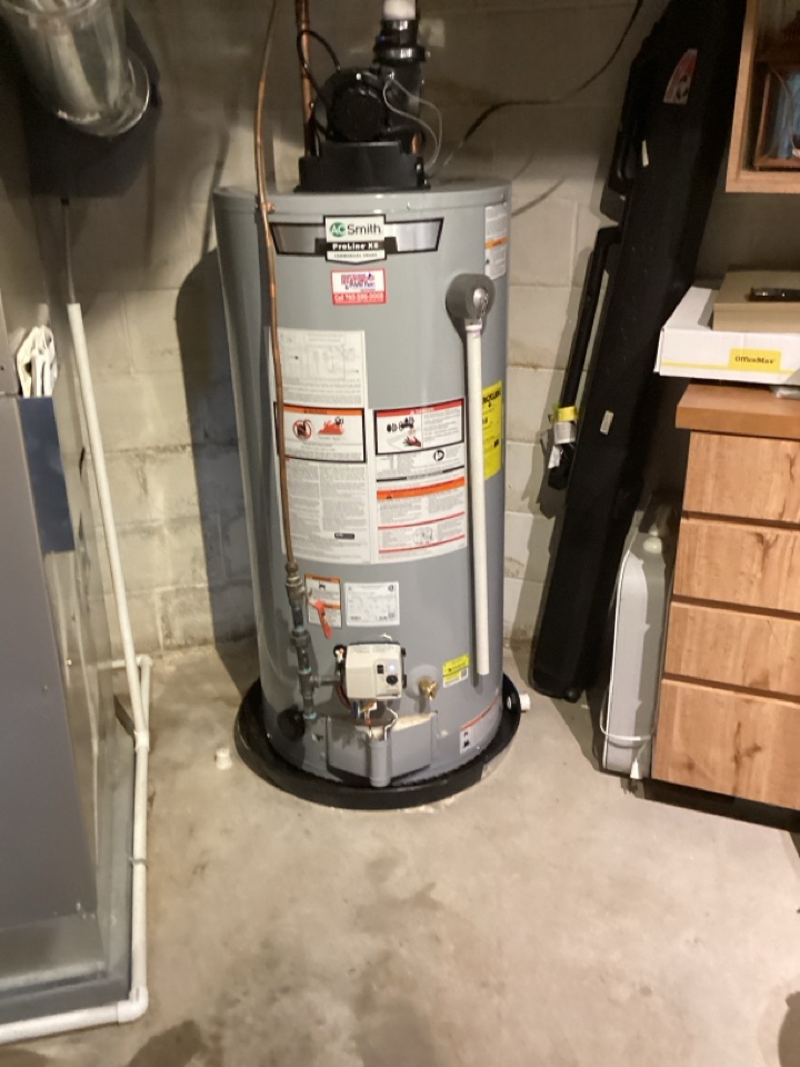 Installed new water heater in mound Mn