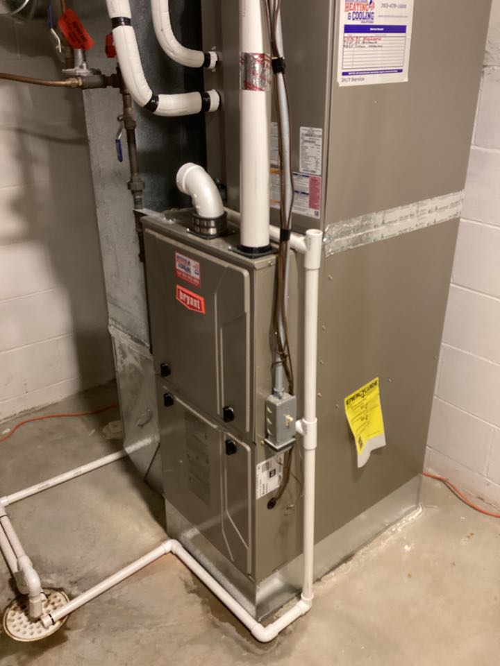 Bryant Evolution furnace maintenance in Plymouth