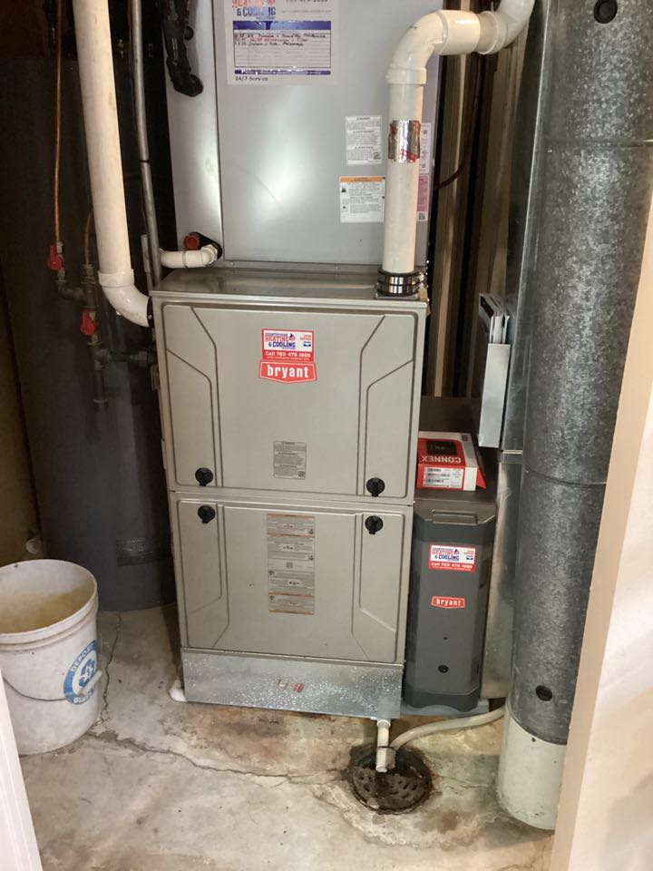  Bryant Evolution furnace maintenance in Hopkins