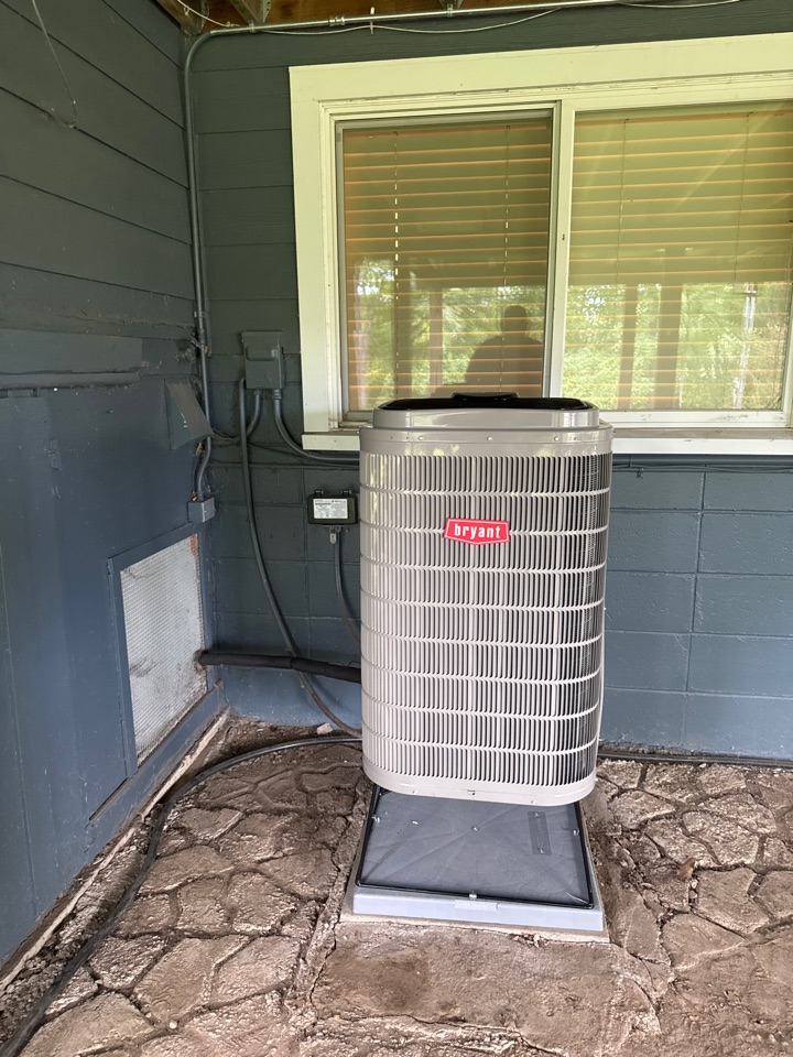 Bryant Furnace and Heat Pump install in Minnetonka. 