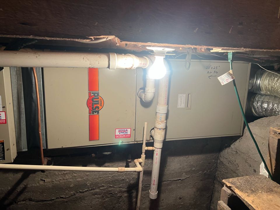 Performing furnace and ac maintenance in maple plain, MN