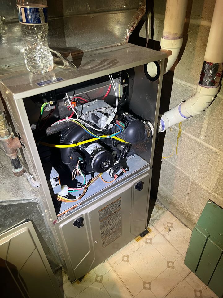 Performing fall furnace maintenance on a Bryant system in Minnetonka, MN