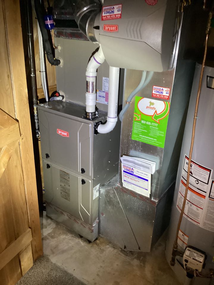 Bryant furnace maintenance in Edina