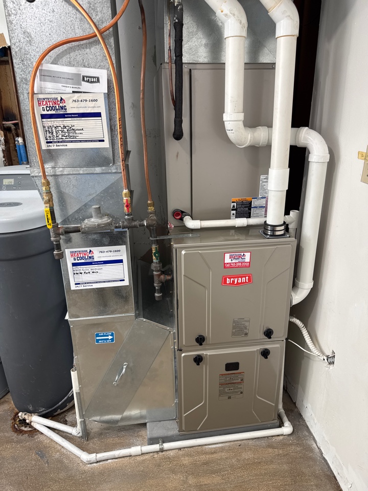 Furnace install in Mayer MN