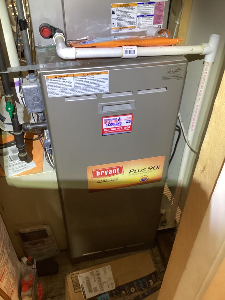 Bryant furnace maintenance in Crystal