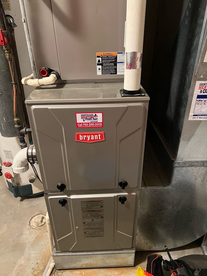 Performing fall furnace maintenance on a Bryant system in mound, MN Performing fall furnace maintenance on a Bryant system in mound, MN