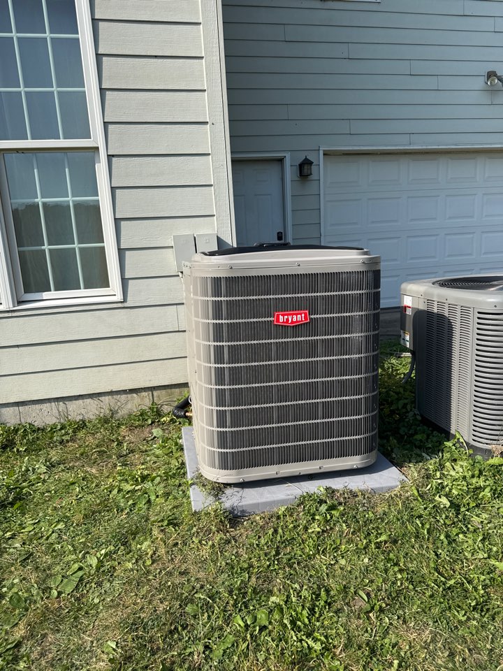 Bryant furnace and AC install in Minnestrista MN