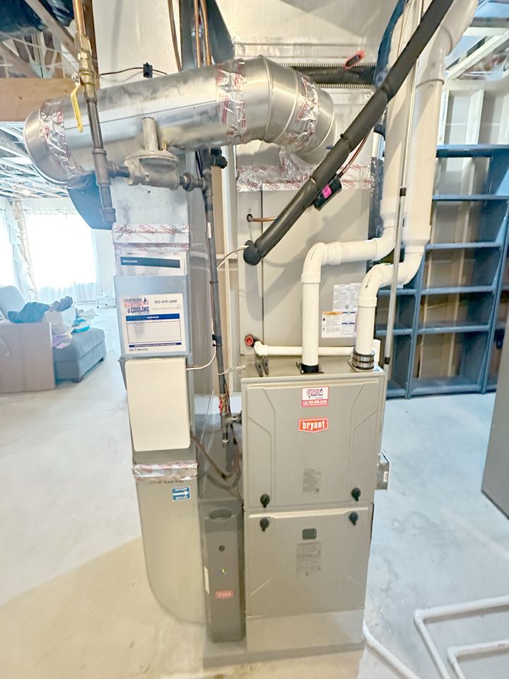 Installed furnace in Minnetrista Mn