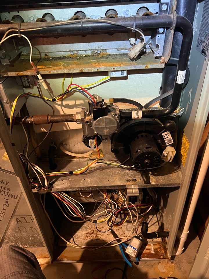 Performing fall furnace maintenance on system in Eden Prairie, MN