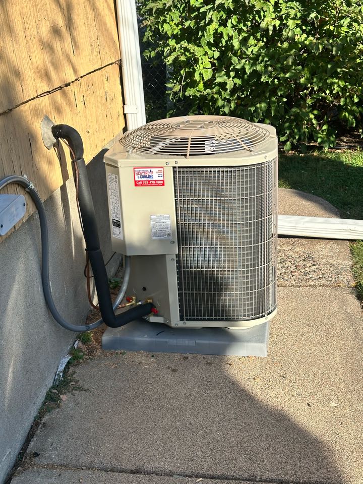 Installed furnace and ac in Hopkins mn