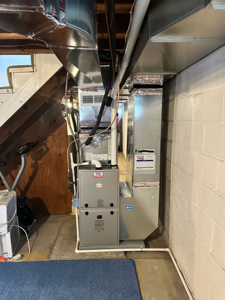 Installed furnace and ac in Hopkins mn