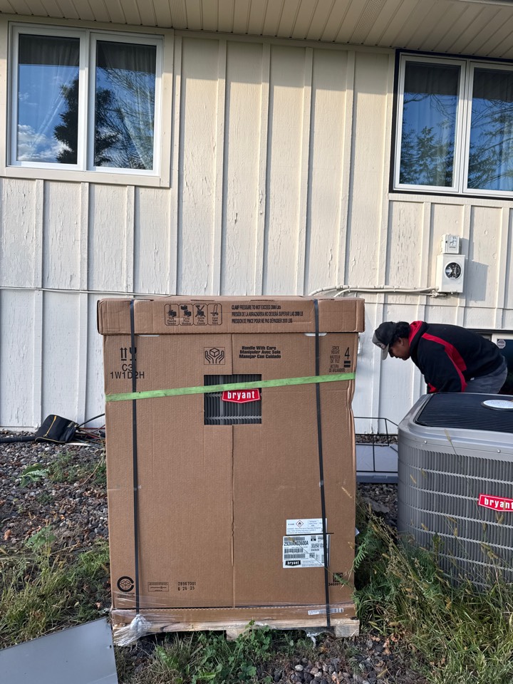 Installing Coil, Furnace, and heat pump in maple plain MN. Installing Coil, Furnace, and heat pump in maple plain MN.