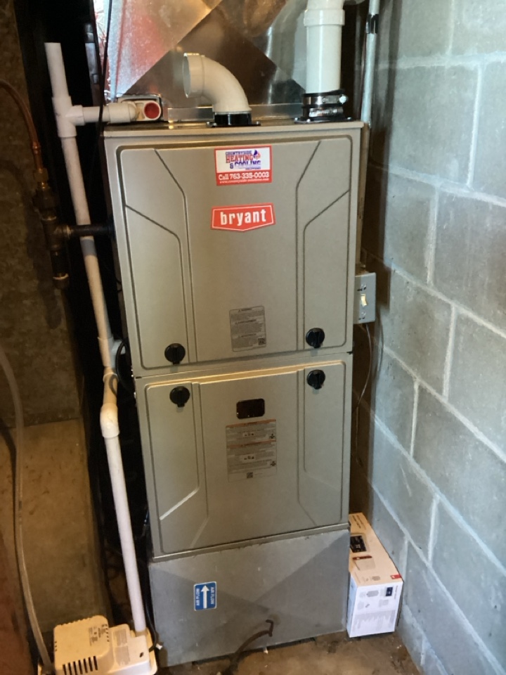 Installed new furnace and heat pump in loretto Mn Installed new furnace and heat pump in loretto Mn