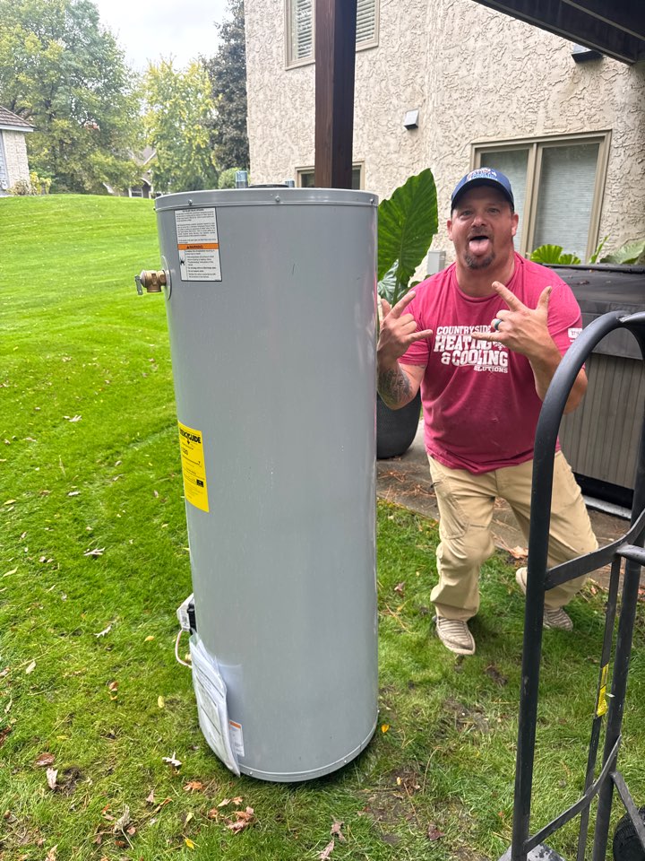 Installing water heater in Minnetonka MN