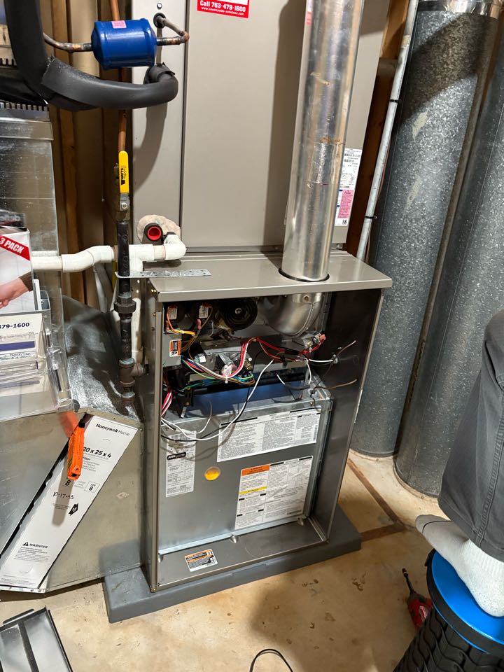 Performing fall furnace maintenance- Wayzata MN